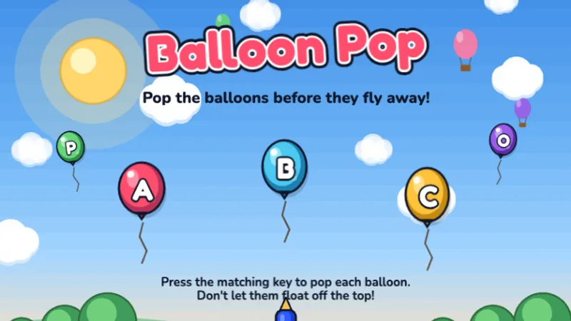 Balloon Pop game preview